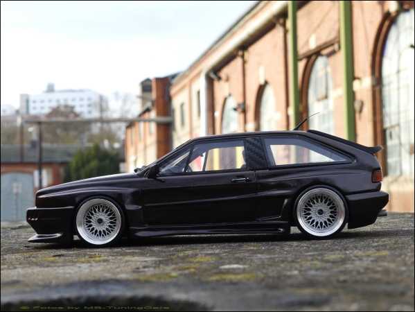 1:18 VW Scirocco MK2 GTX 16V Rieger GTO Breitbau + Vitrine = RAR